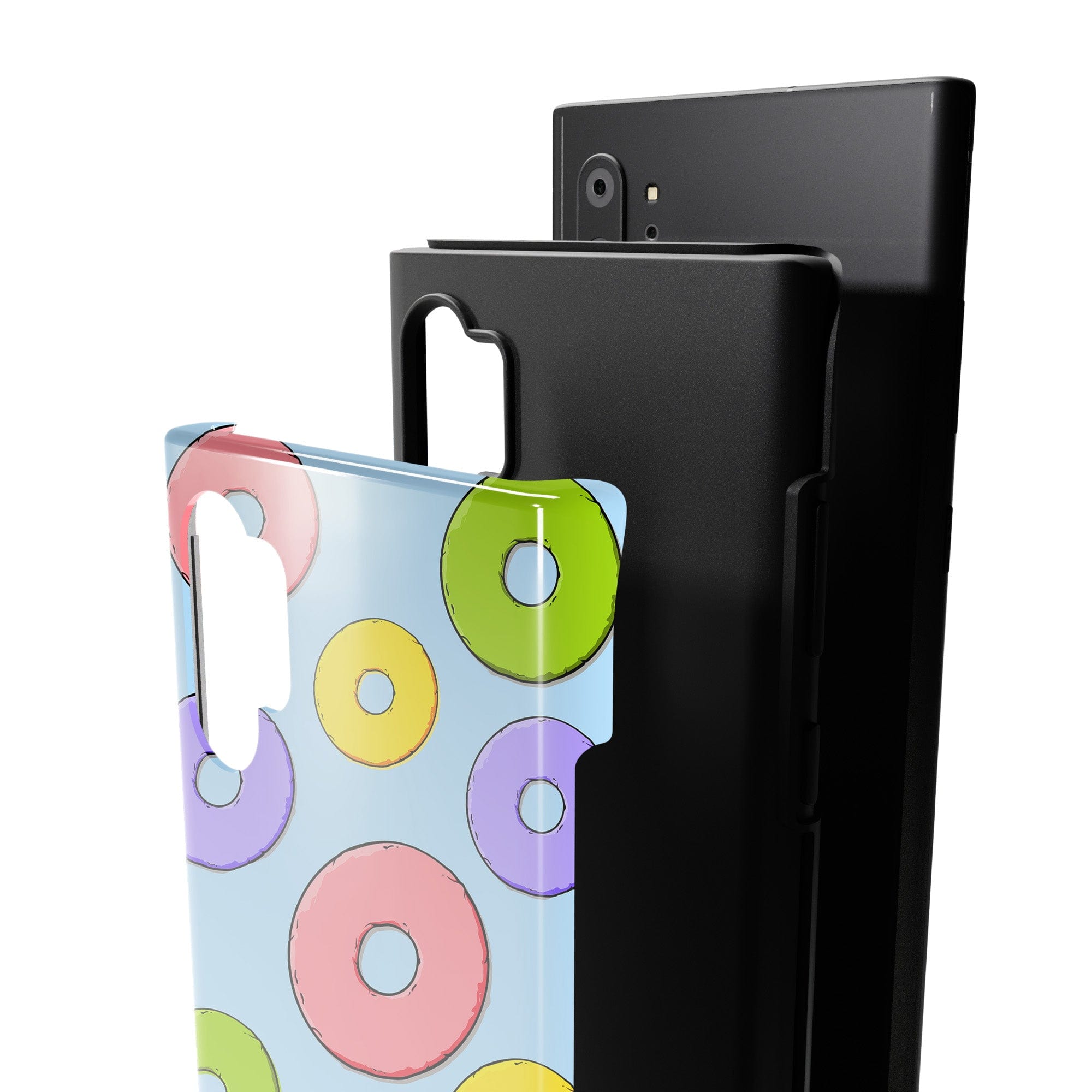 Frosted Loops | Donut Samsung Case Tough for Galaxy Note 10 Plus 