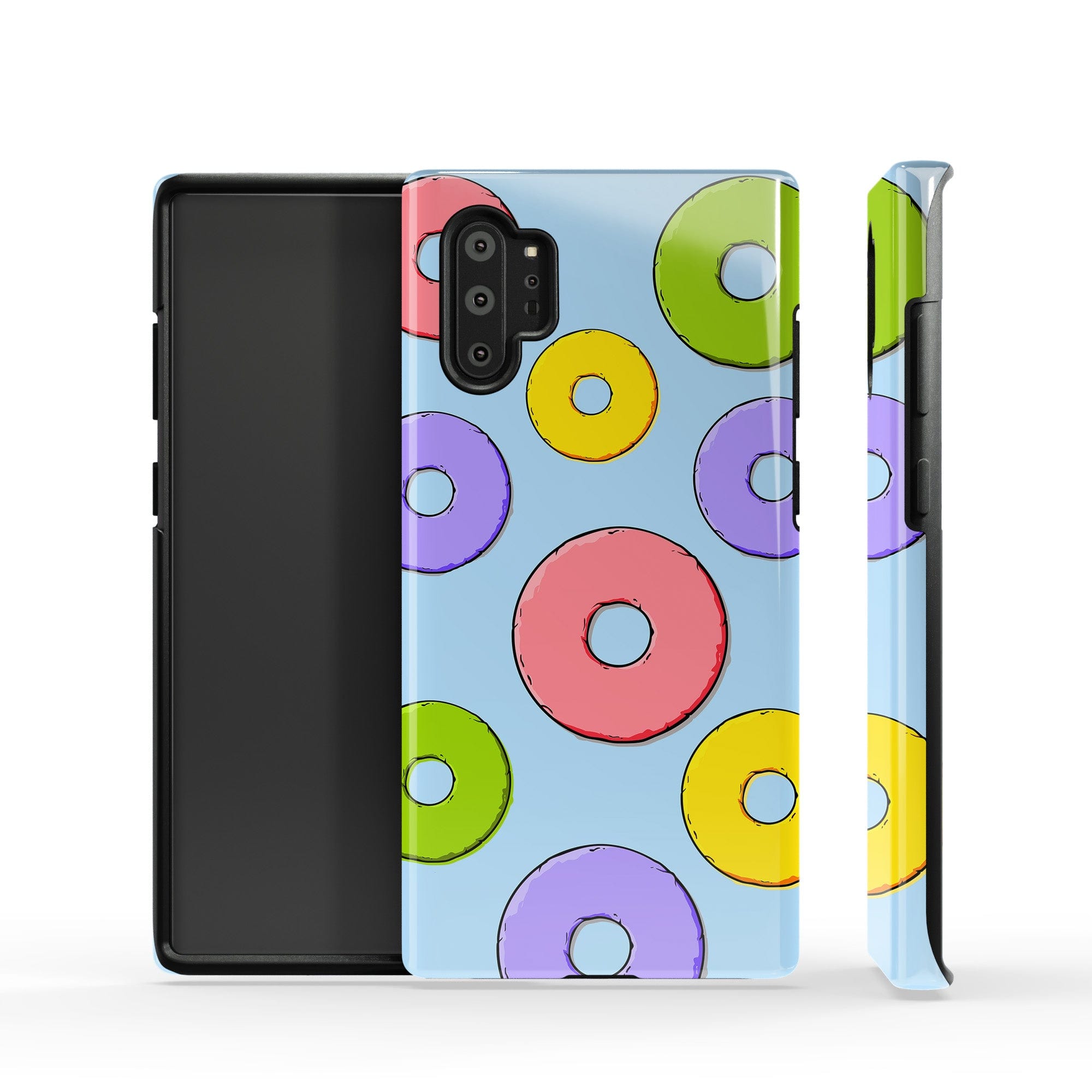 Frosted Loops | Donut Samsung Case Tough for Galaxy Note 10 Plus 