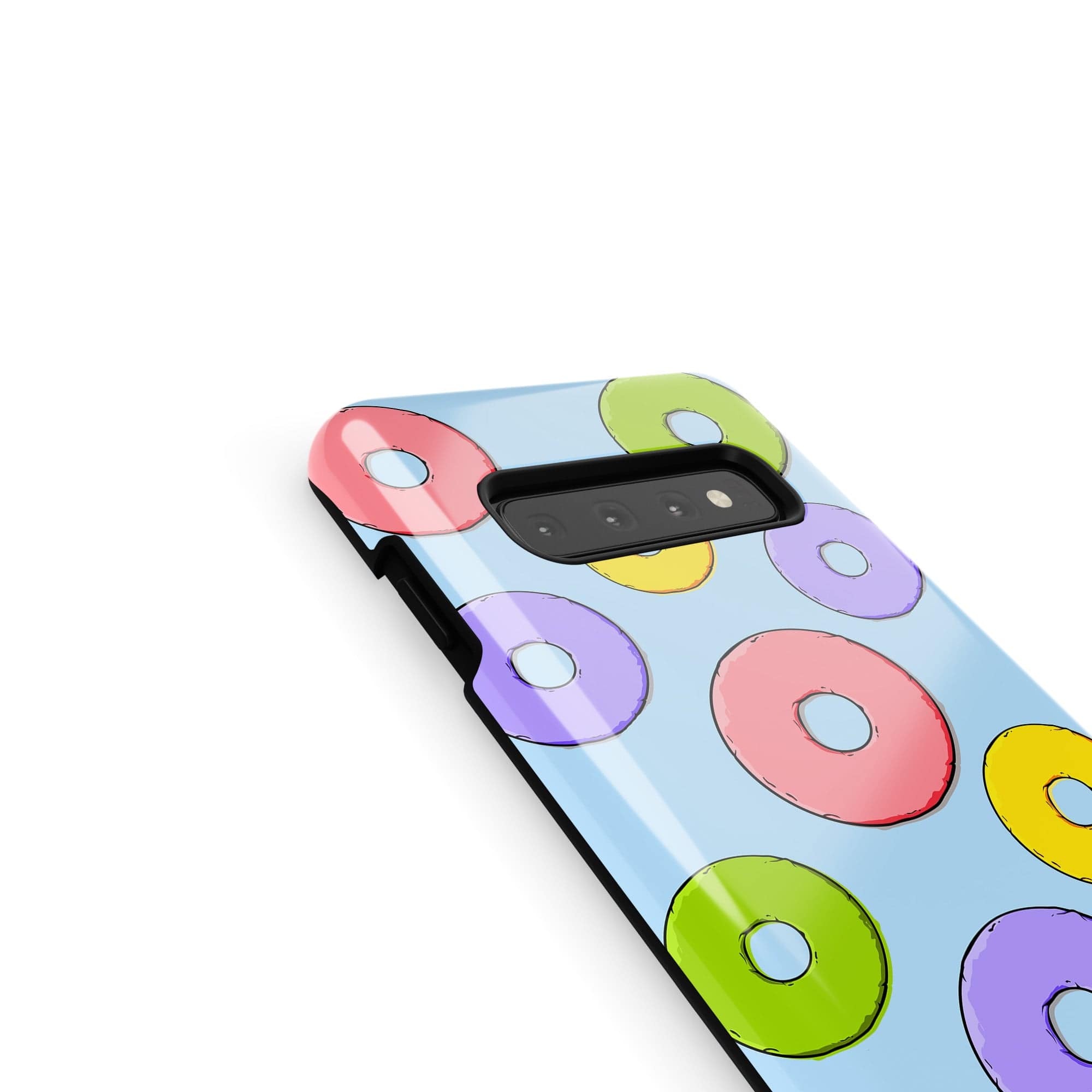 Frosted Loops | Donut Samsung Case Tough for Galaxy S10 