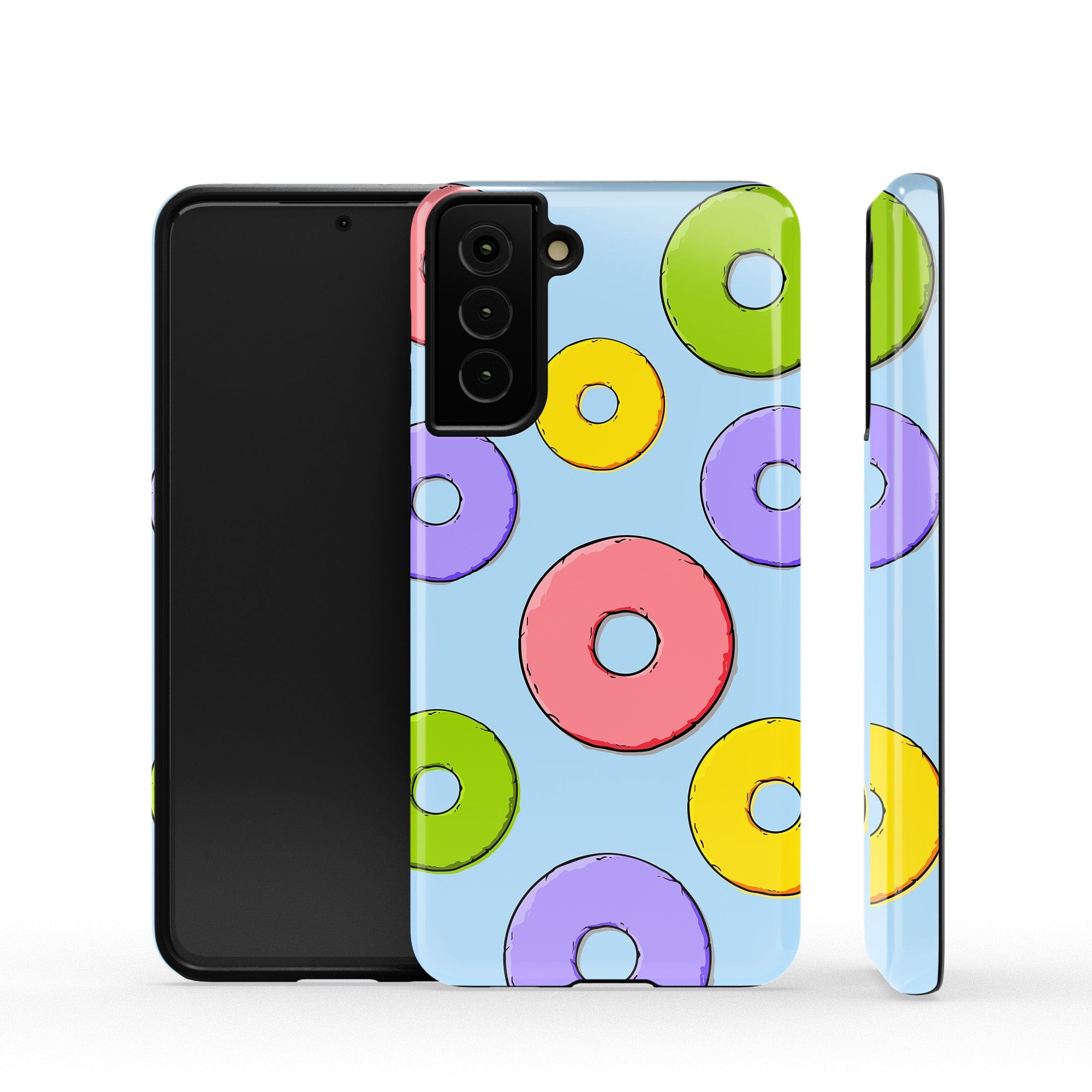 Frosted Loops | Donut Samsung Case Tough for Galaxy S21 Plus