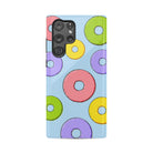 Frosted Loops | Donut Samsung Case Tough for Galaxy S22 Ultra