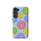 Frosted Loops | Donut Samsung Case Tough for Galaxy S23 Plus