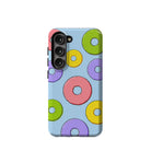 Frosted Loops | Donut Samsung Case Tough for Galaxy S23 Ultra