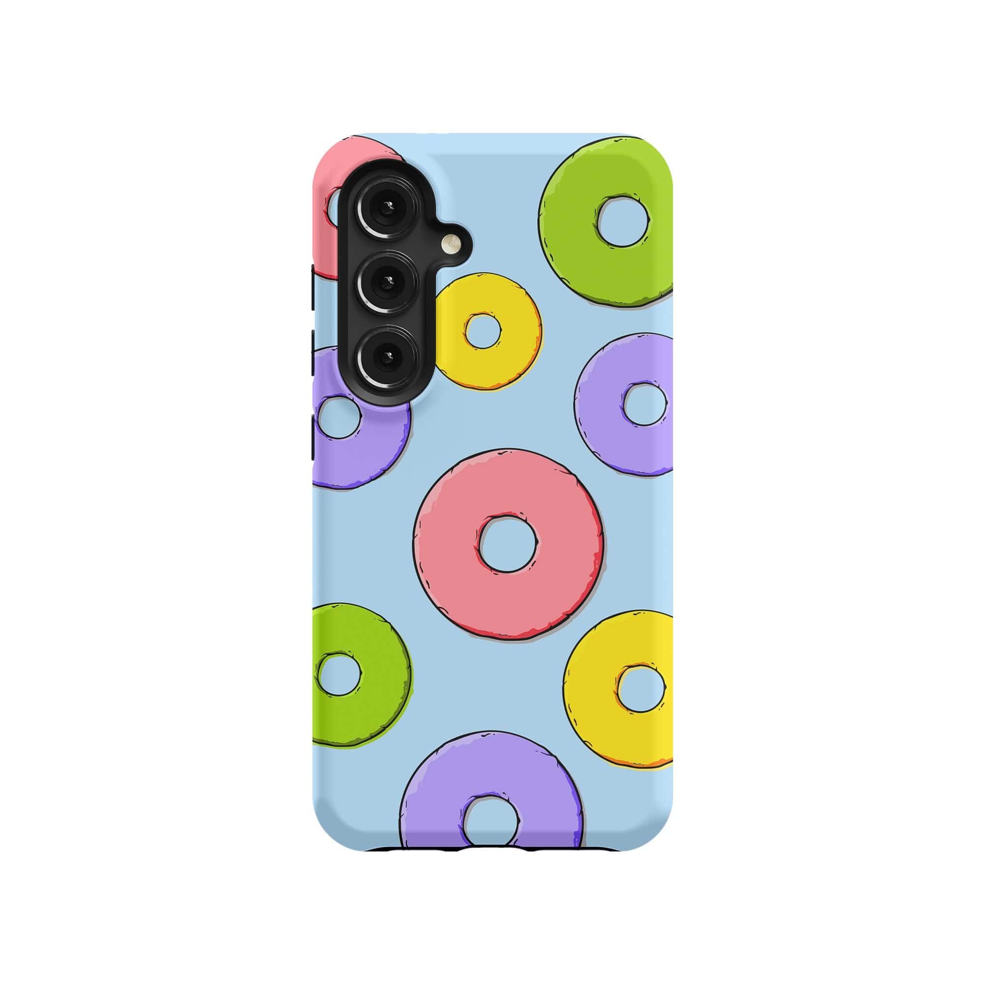 Frosted Loops | Donut Samsung Case Tough for Galaxy S24