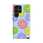 Frosted Loops | Donut Samsung Case Tough for Galaxy S24 Ultra