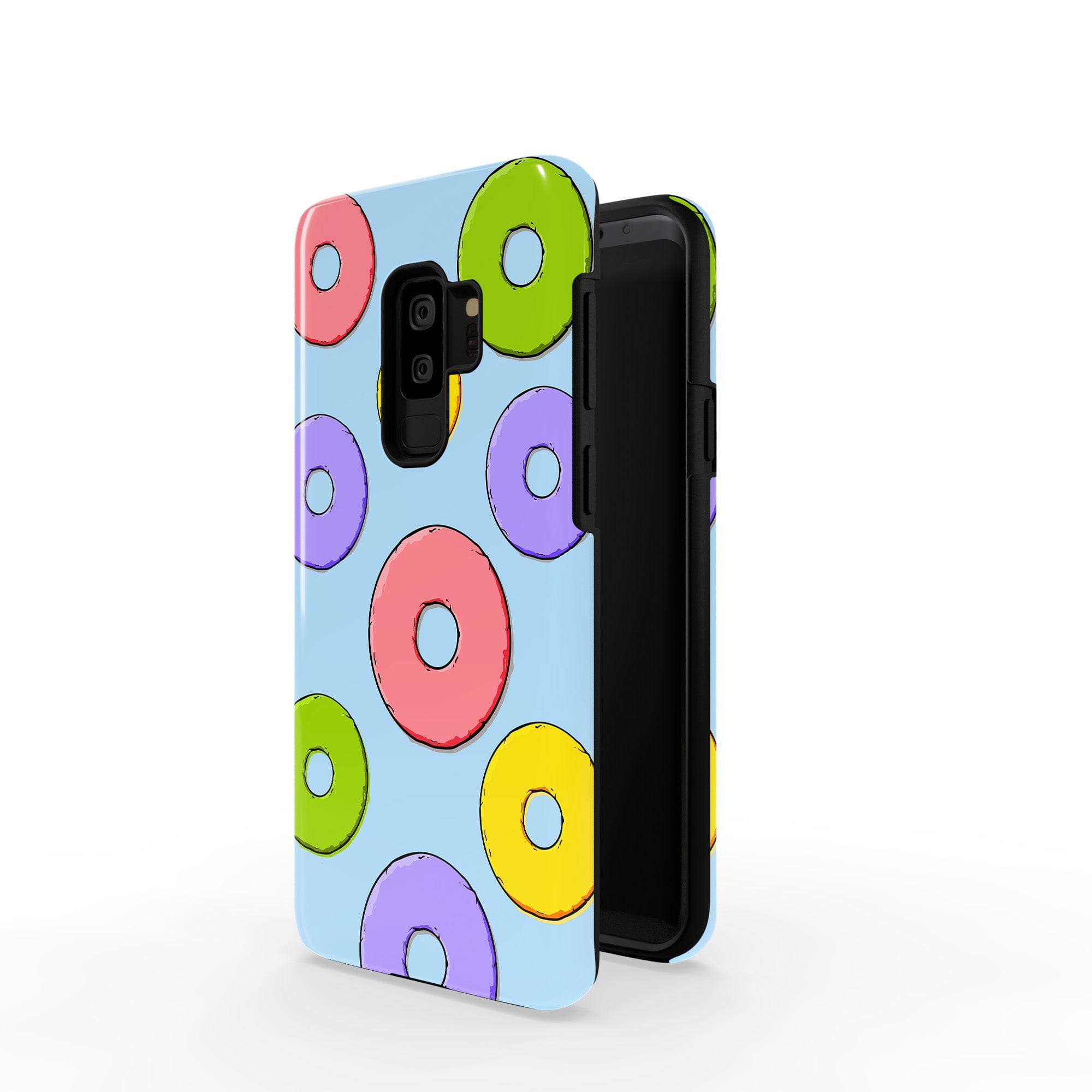 Frosted Loops | Donut Samsung Case Tough for Galaxy S9 Plus 