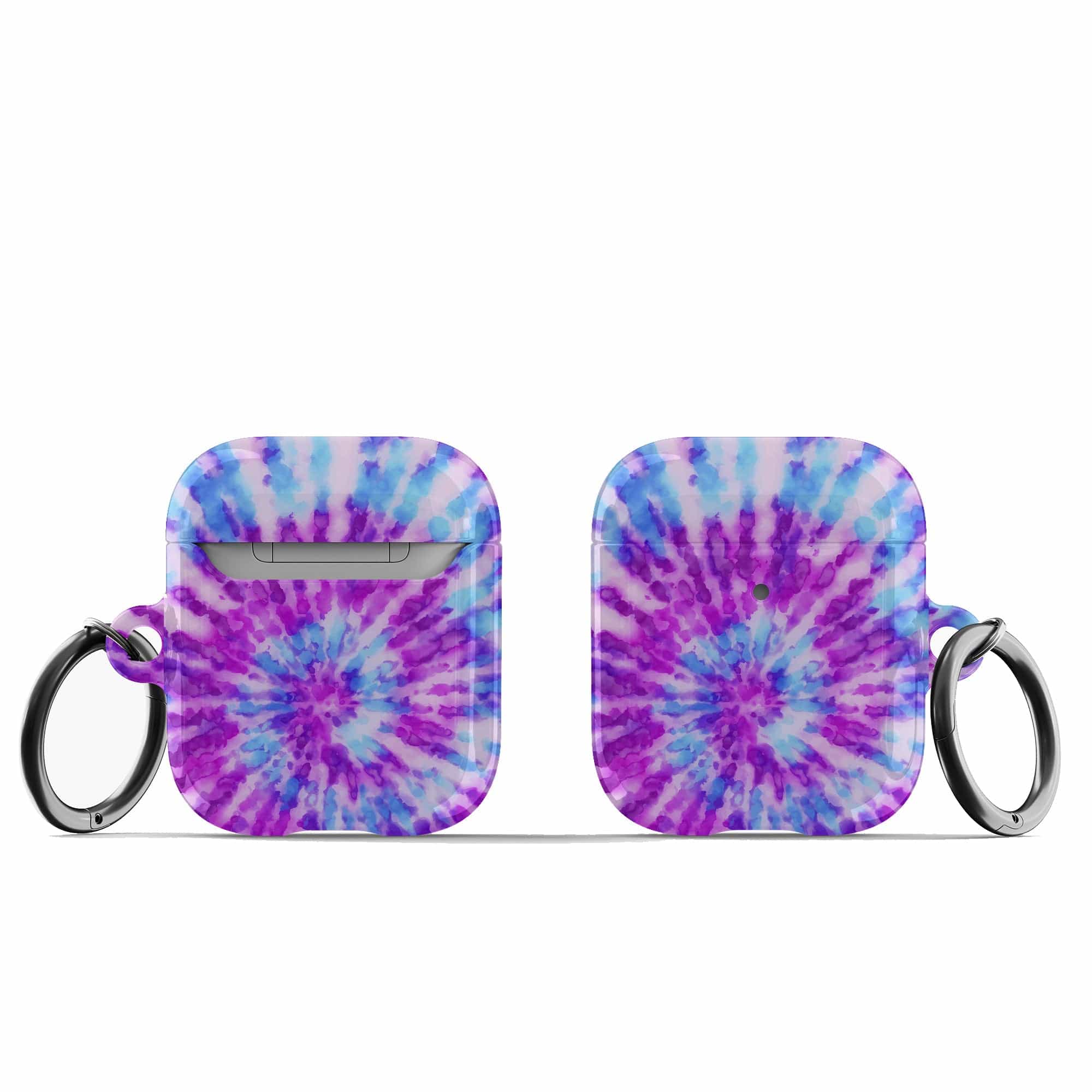 Funky Rays | Tie Dye Apple AirPods Case for AirPods 1&2 Black