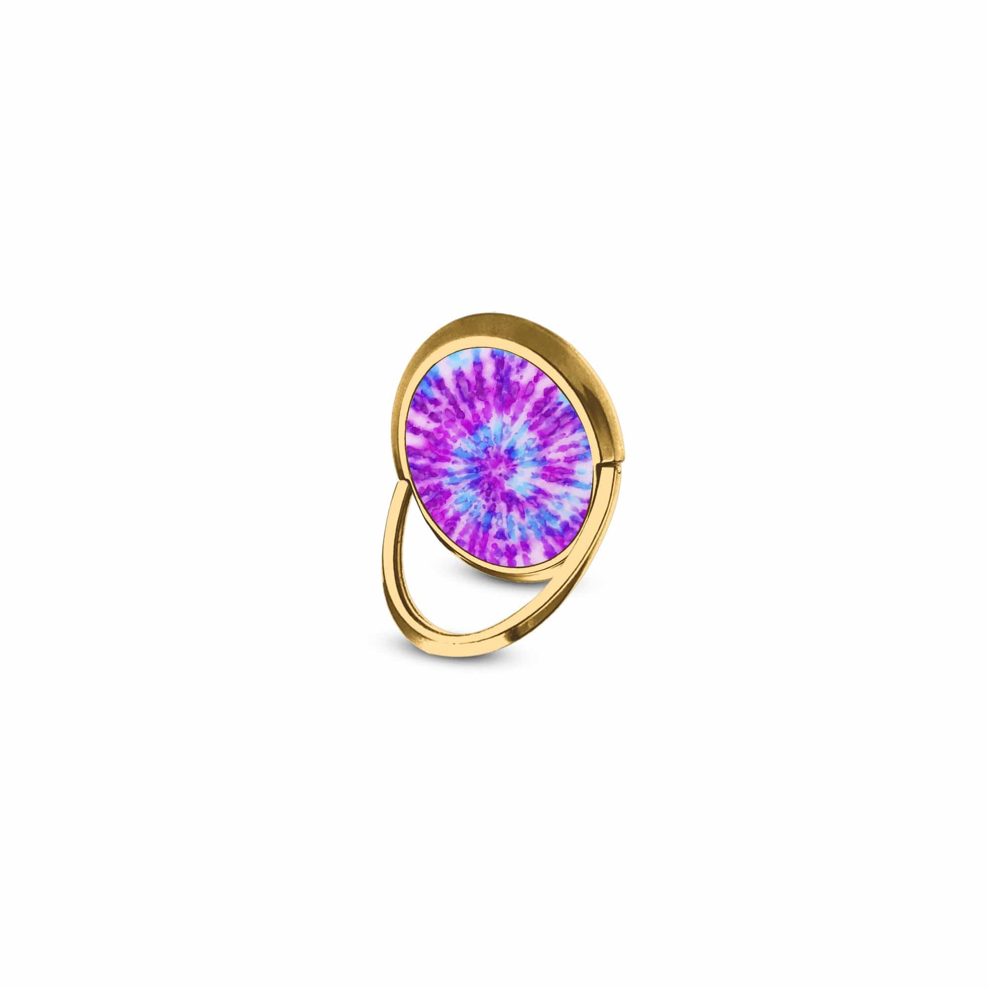 Funky Rays | Tie Dye Ring Holder in Gold