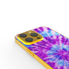 Funky Rays | Tie Dye Precious Metals Case in Gold