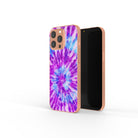 Funky Rays | Tie Dye Precious Metals Case in Rose Gold