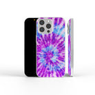 Funky Rays | Tie Dye Precious Metals Case in Silver