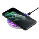 Funky Rays | Tie Dye Wireless Charging Pad in Silver