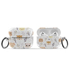 Furry Forest | Woodland Creature Apple AirPods Case for AirPods 3 & AirPods Pro 1&2 Black