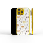 Furry Forest | Woodland Creature Precious Metals Case in Gold