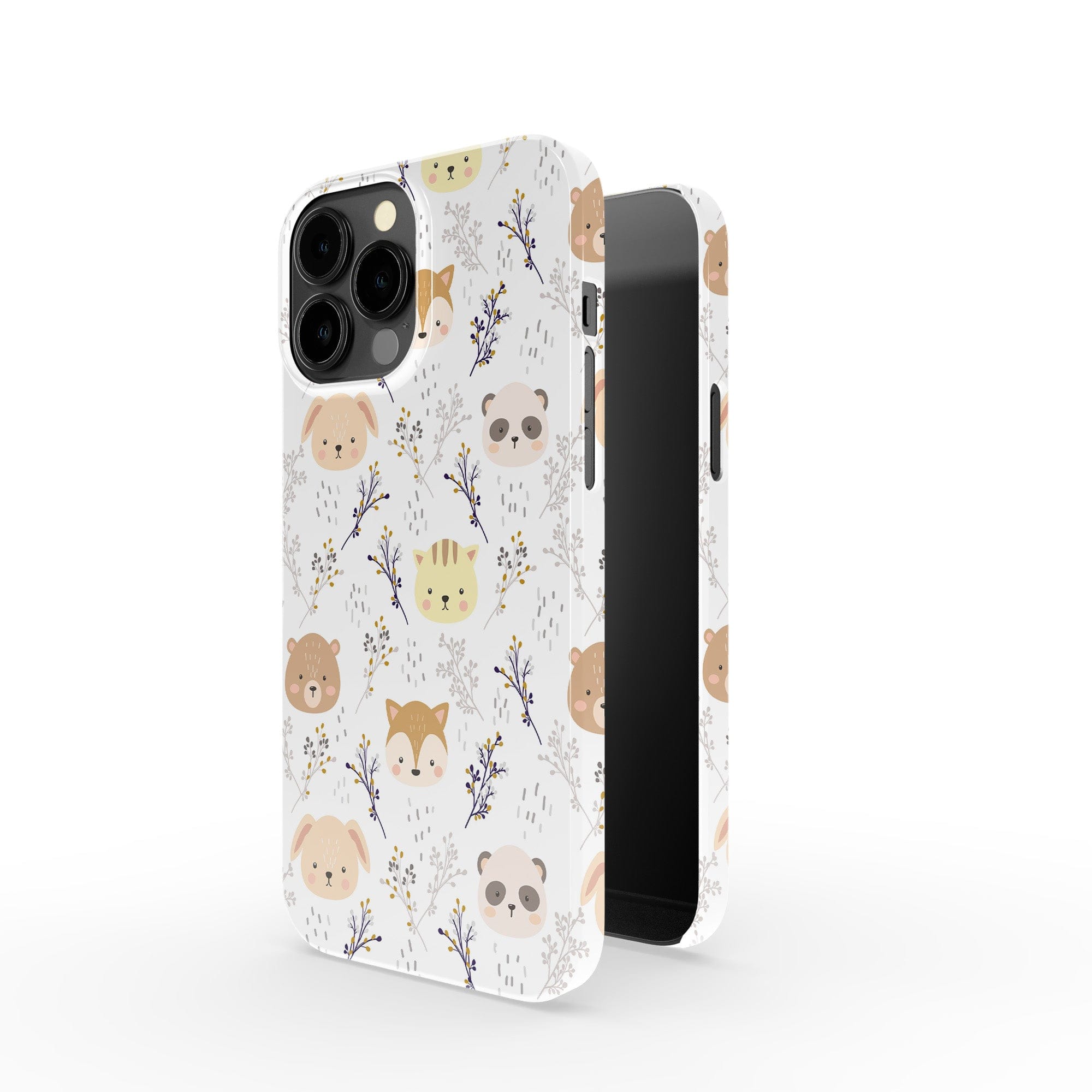 Furry Forest | Woodland Creature Case Slim for iPhone 13 Pro