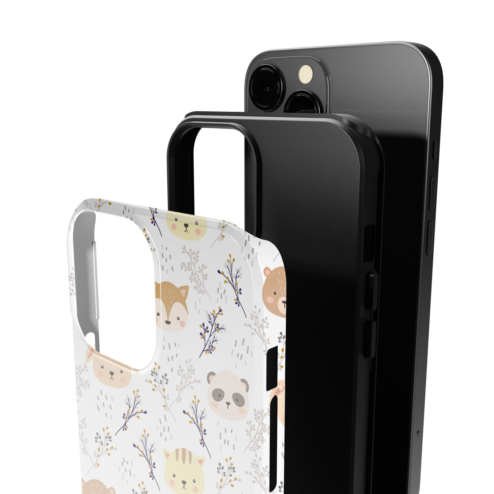 Furry Forest | Woodland Creature Case Slim for iPhone 13