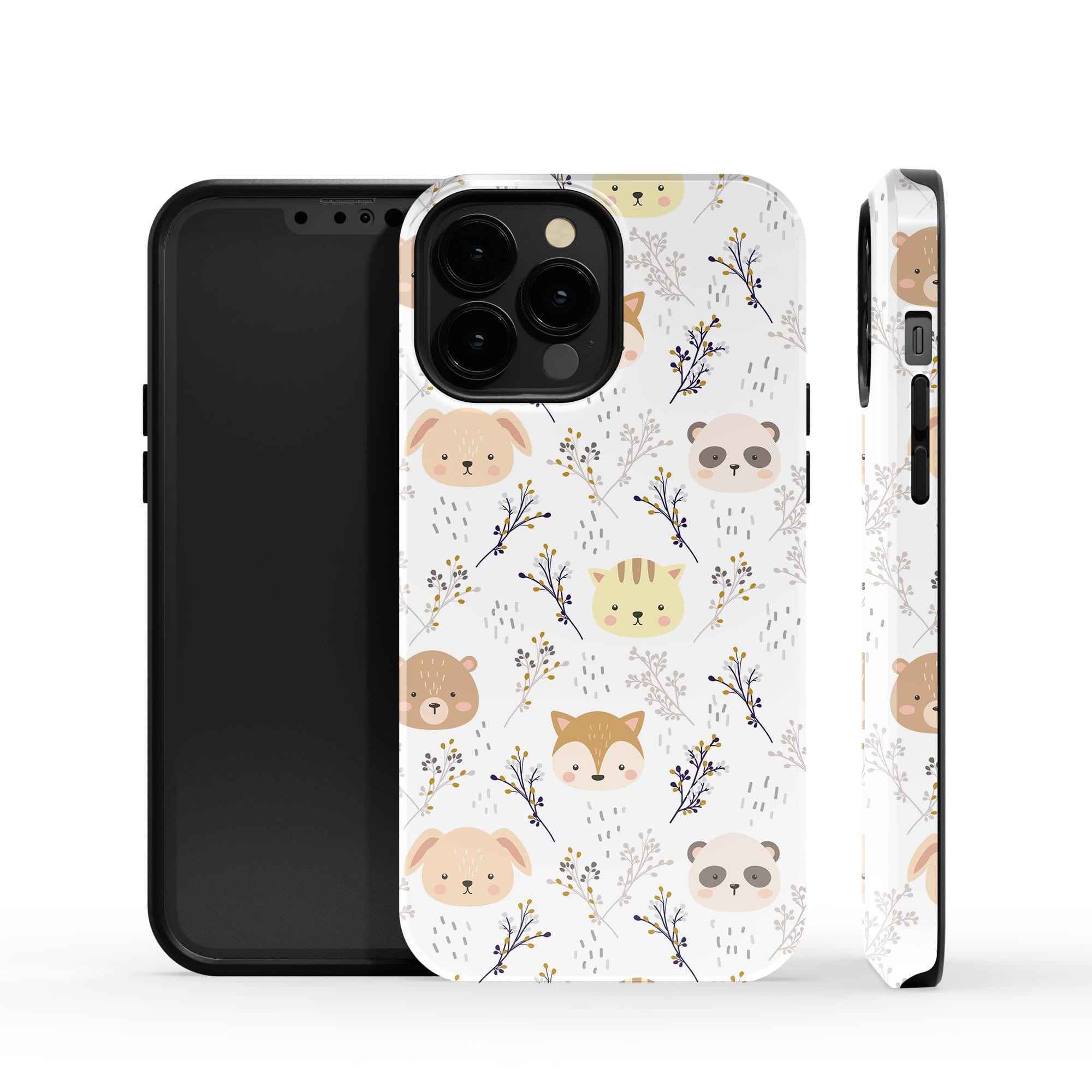 Furry Forest | Woodland Creature Case Tough for iPhone 13 Pro