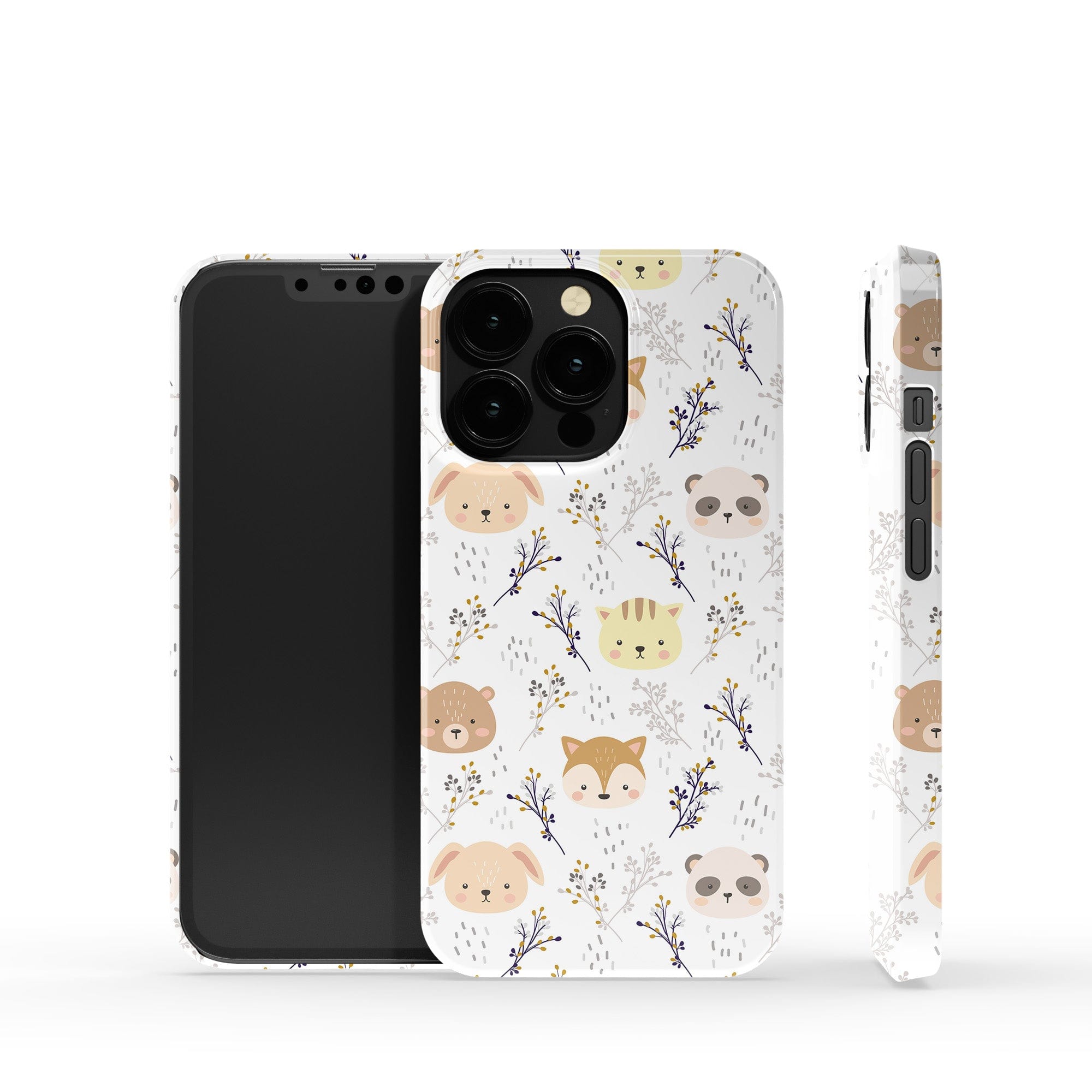 Furry Forest | Woodland Creature Case Tough for iPhone 13 Mini