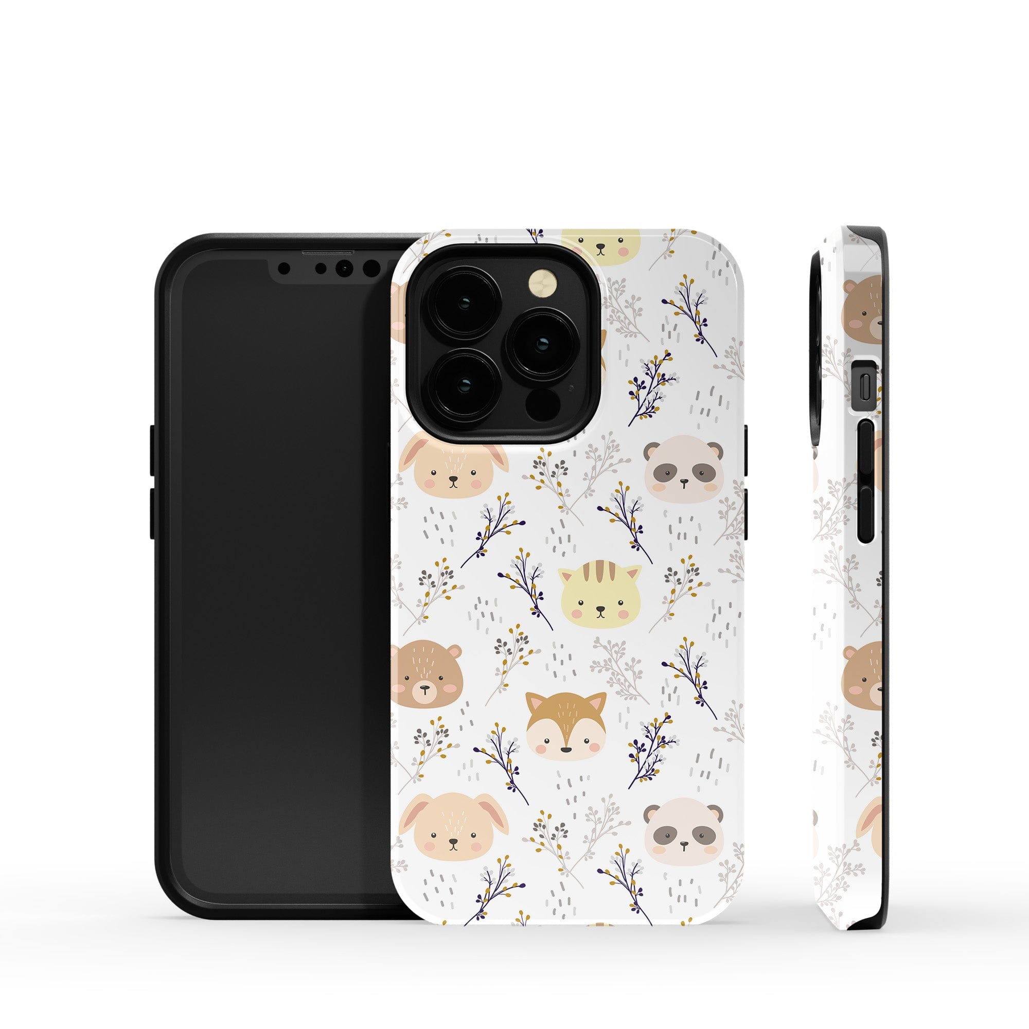 Furry Forest | Woodland Creature Case Slim for iPhone 12 Pro