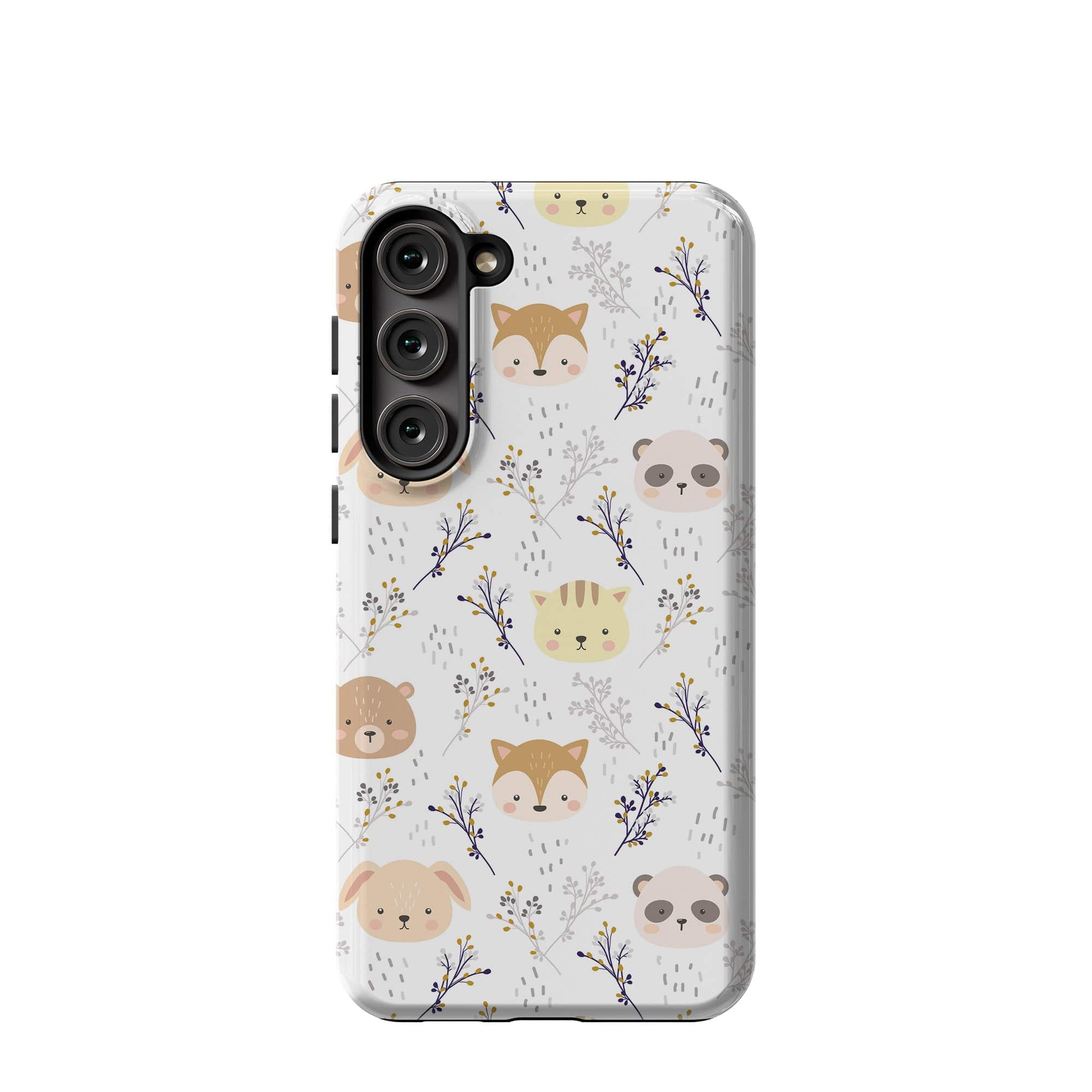 Furry Forest | Woodland Creature Samsung Case Tough for Galaxy S23 Plus