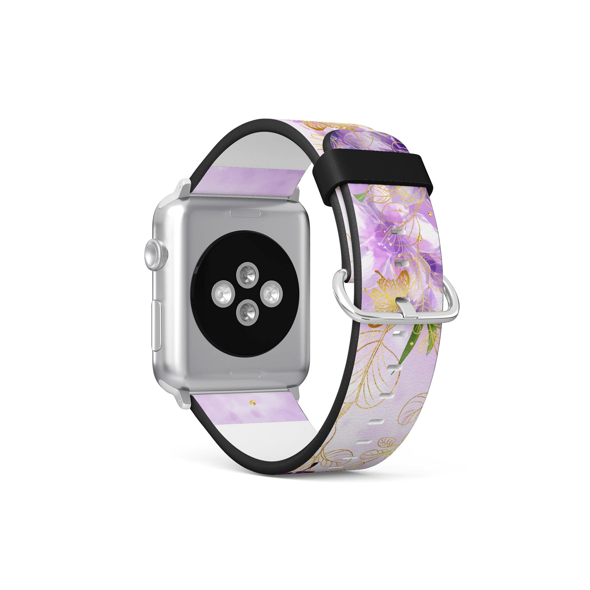 Gilded Flutters | Butterfly Apple Watch Band for 38/40/41 mm Watch in Silver