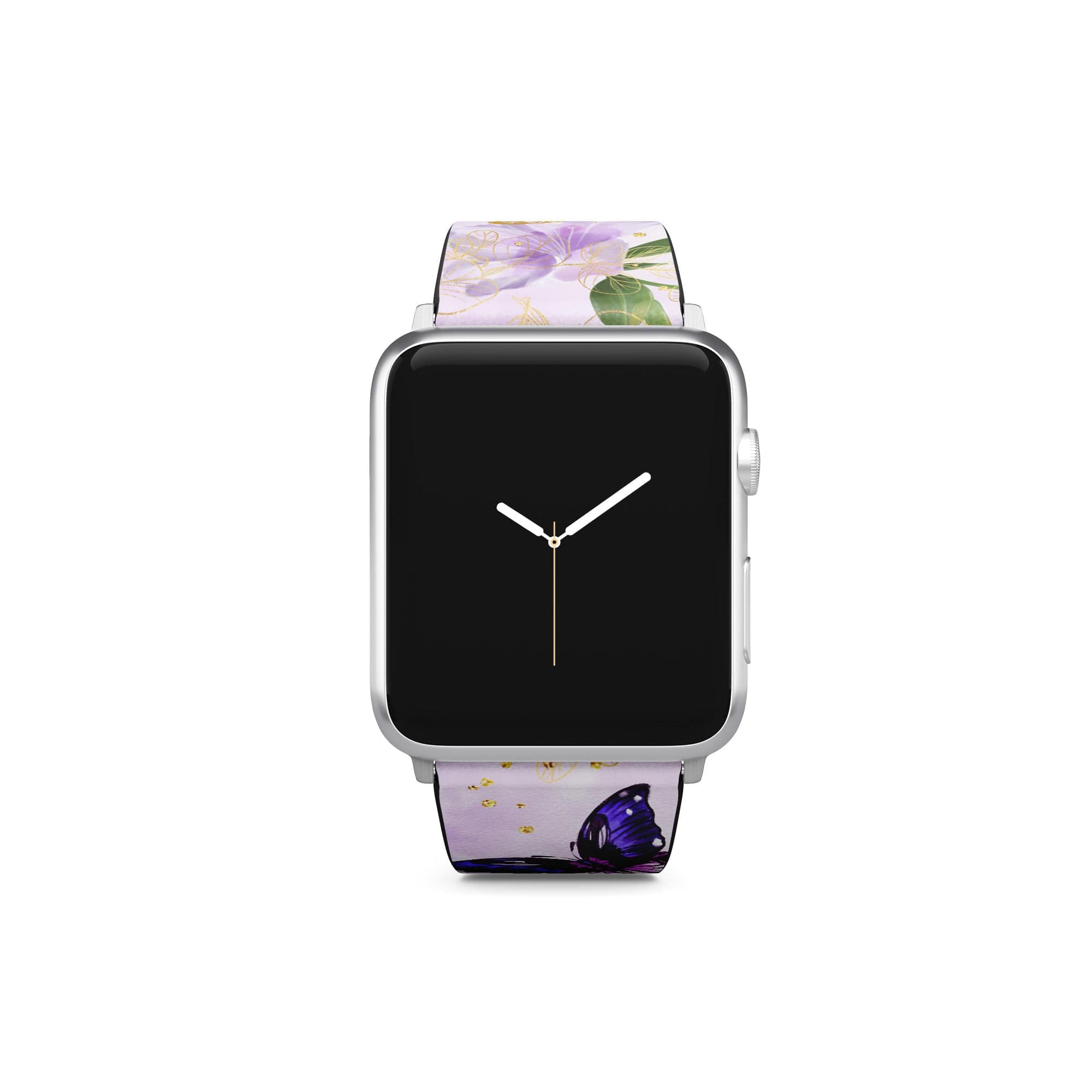 Gilded Flutters | Butterfly Apple Watch Band for 38/40/41 mm Watch in Silver