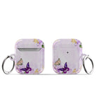 Gilded Flutters | Butterfly Apple AirPods Case for AirPods 1&2 Silver