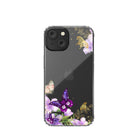 Gilded Flutters | Butterfly Case Clear for iPhone 12 Mini