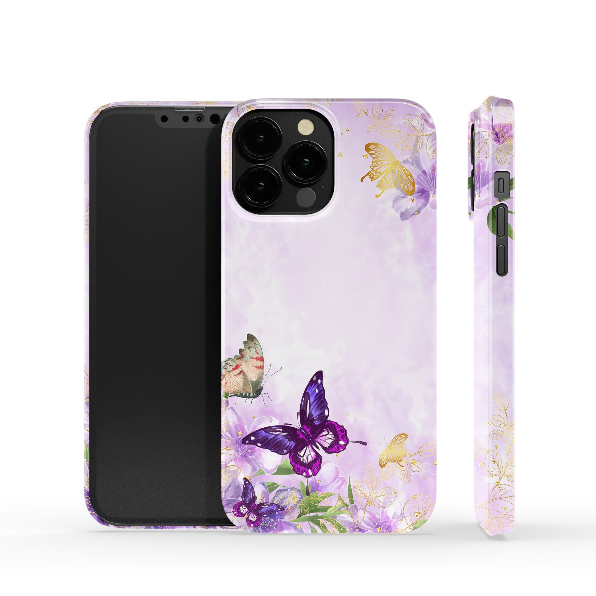 Gilded Flutters | Butterfly Case Slim for iPhone 13 Pro Max