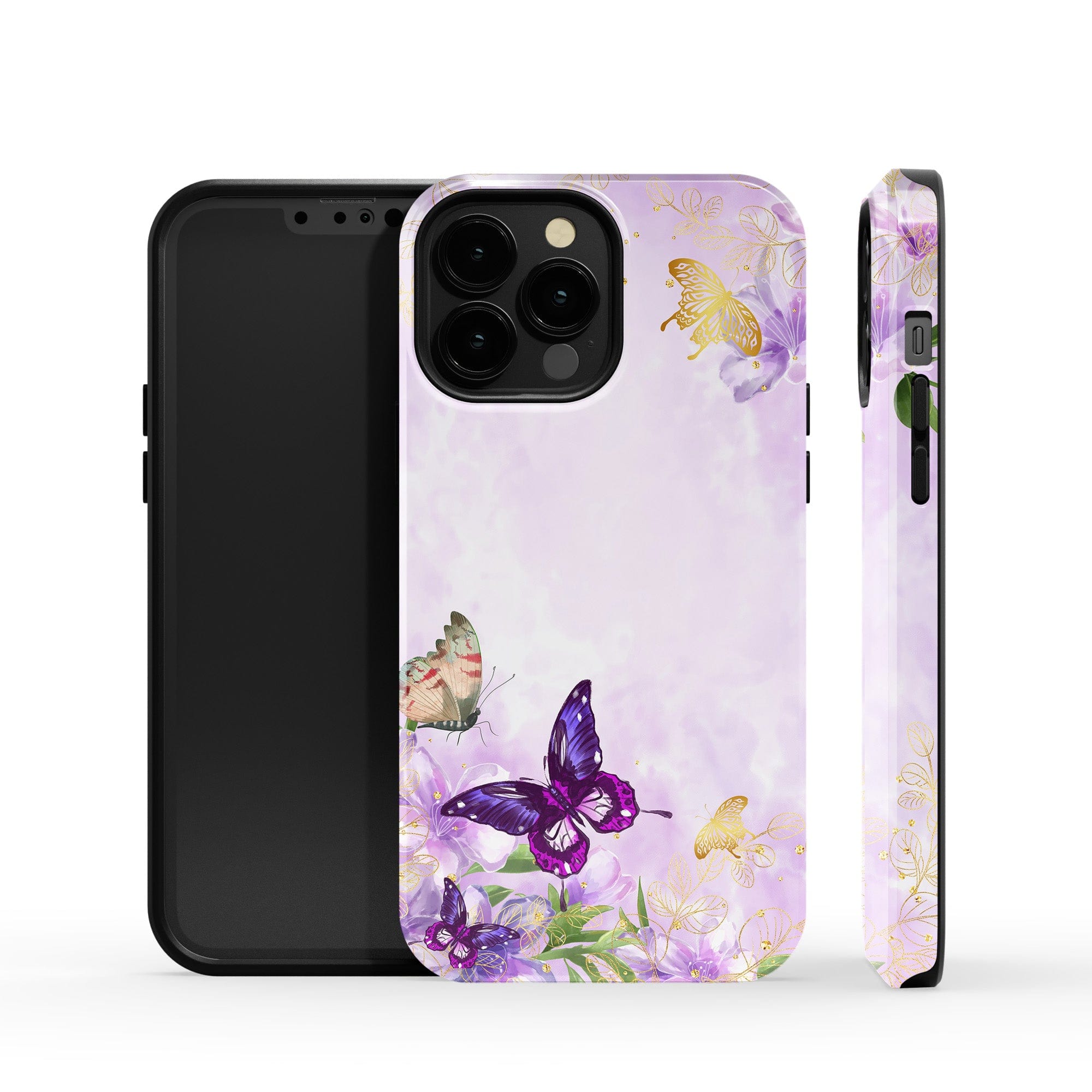 Gilded Flutters | Butterfly Case Slim for iPhone 13 Pro