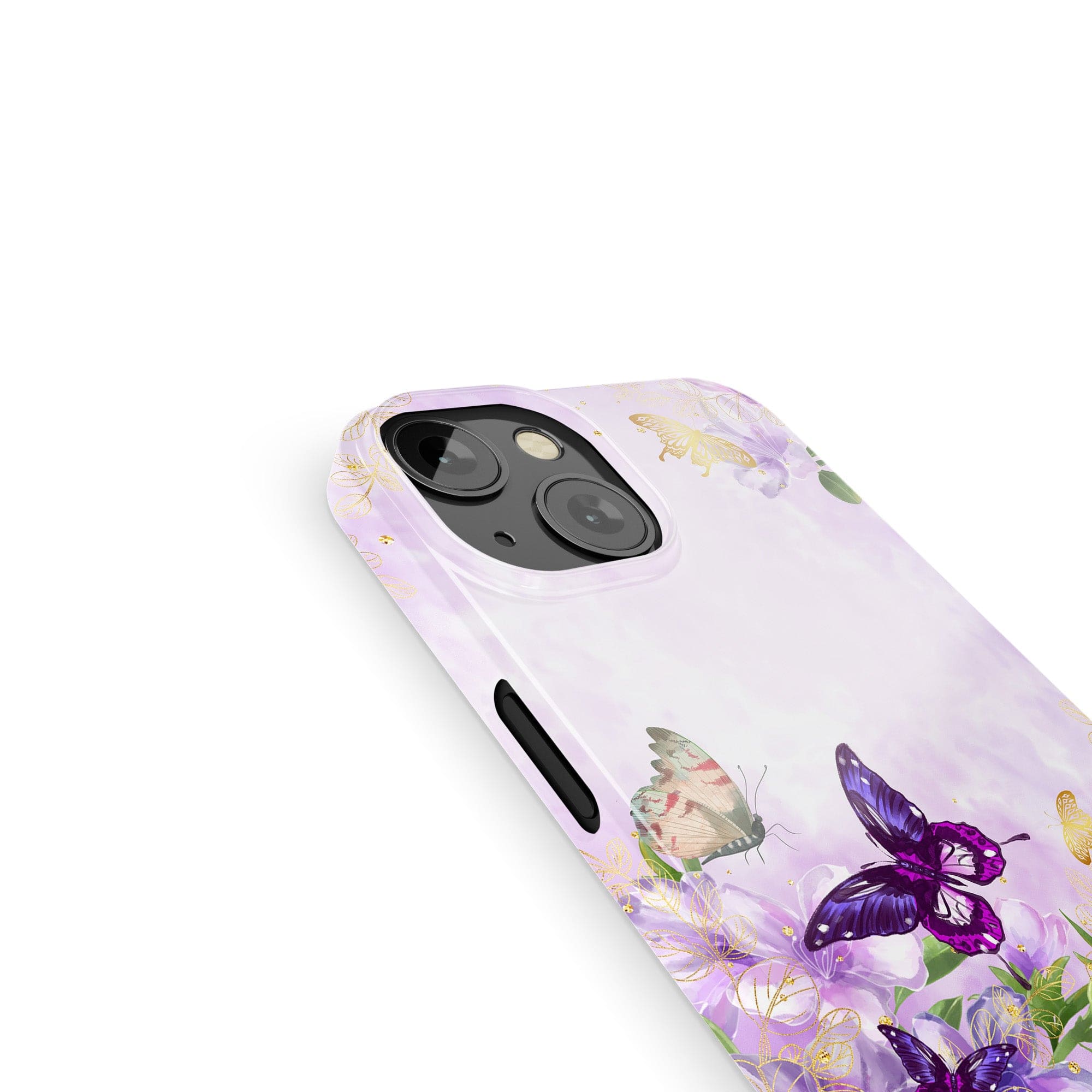 Gilded Flutters | Butterfly Case Clear for iPhone 12 Pro