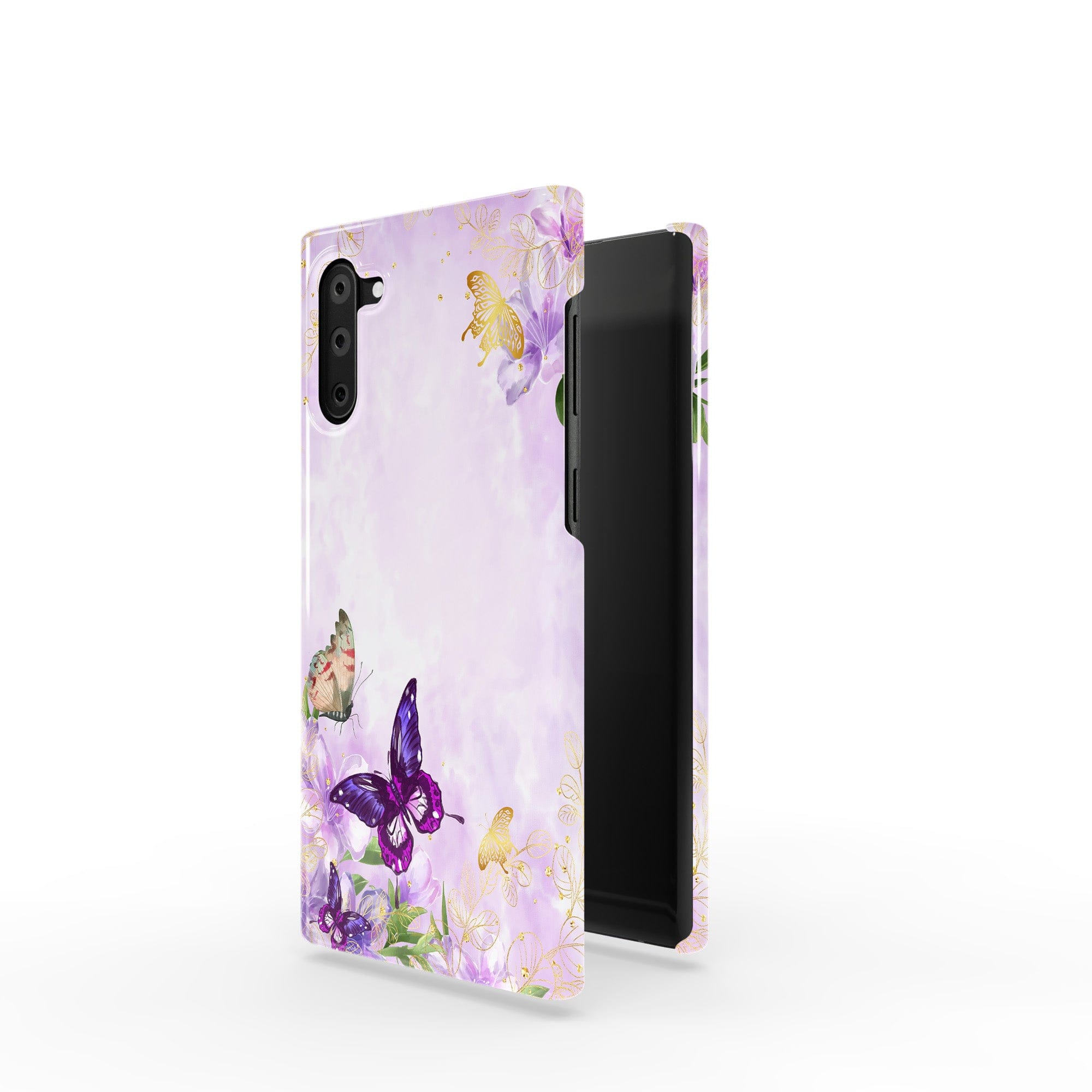 Gilded Flutters | Butterfly Samsung Case Slim for Galaxy Note 10 