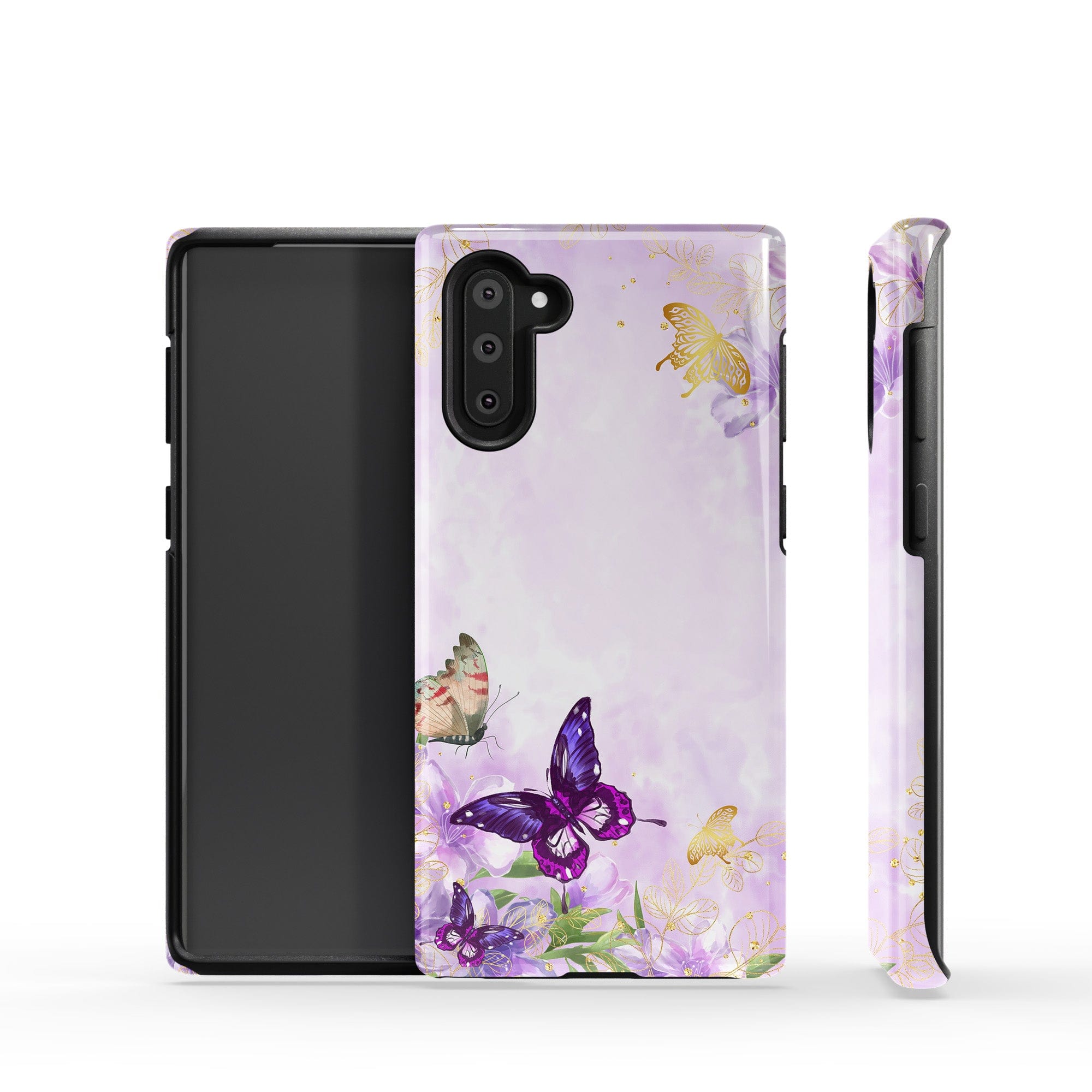 Gilded Flutters | Butterfly Samsung Case Tough for Galaxy Note 10 