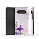 Gilded Flutters | Butterfly Samsung Case Tough for Galaxy S10 Plus 