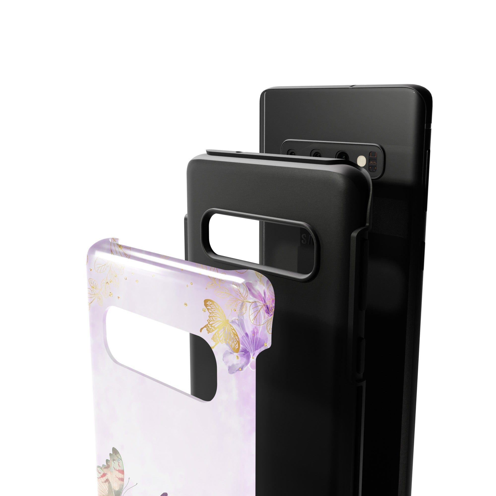 Gilded Flutters | Butterfly Samsung Case Tough for Galaxy S10 