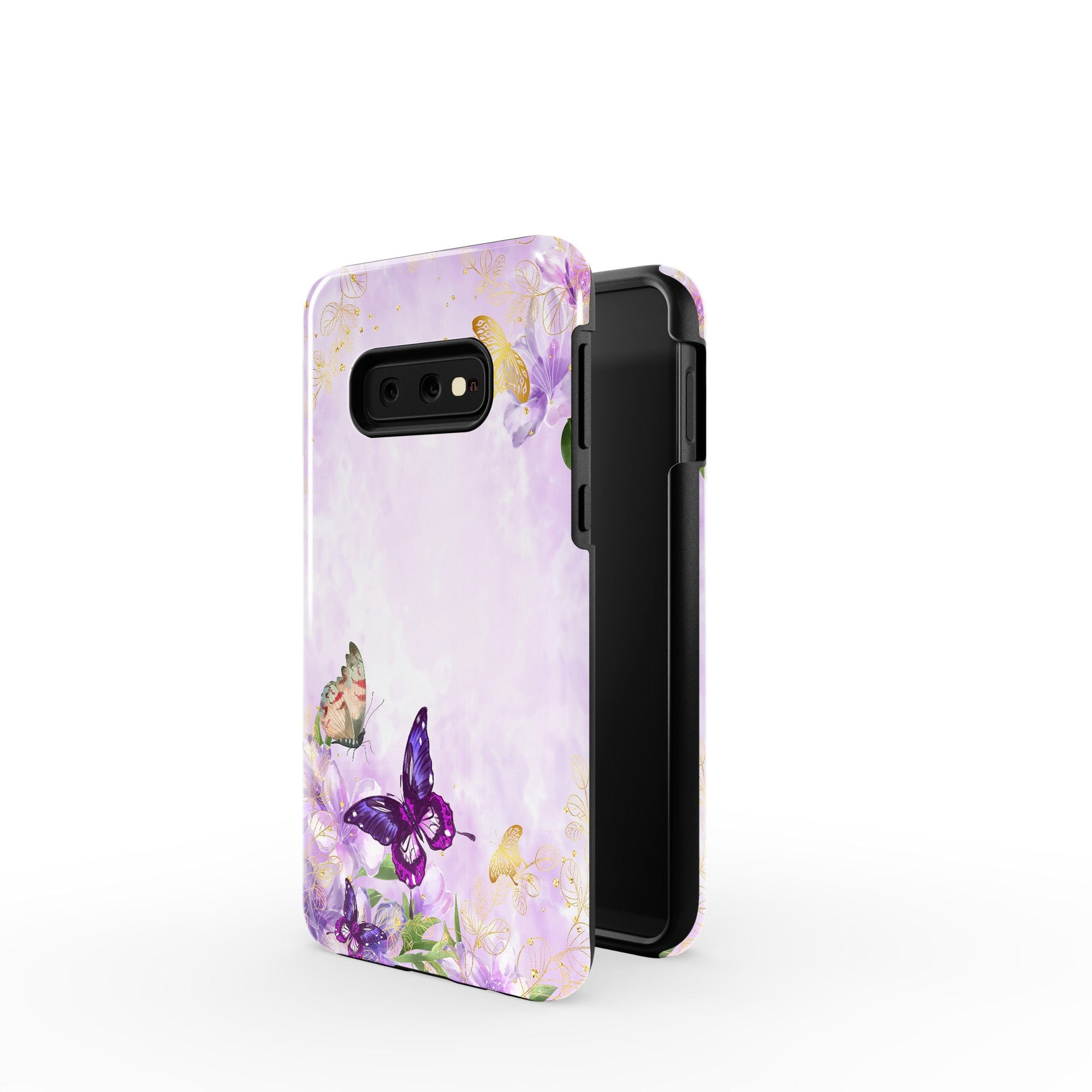 Gilded Flutters | Butterfly Samsung Case Tough for Galaxy S10e 