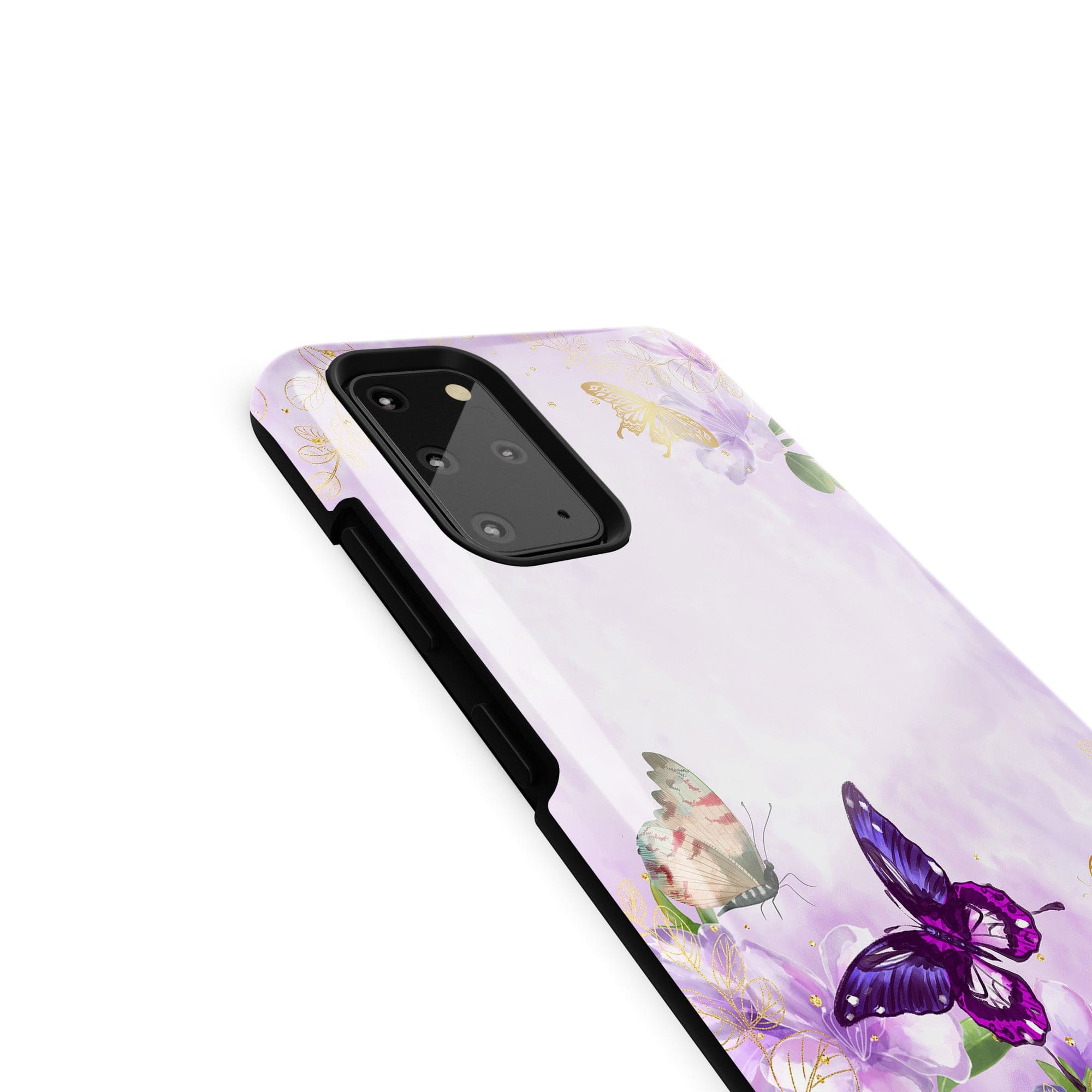 Gilded Flutters | Butterfly Samsung Case Tough for Galaxy S20 Plus