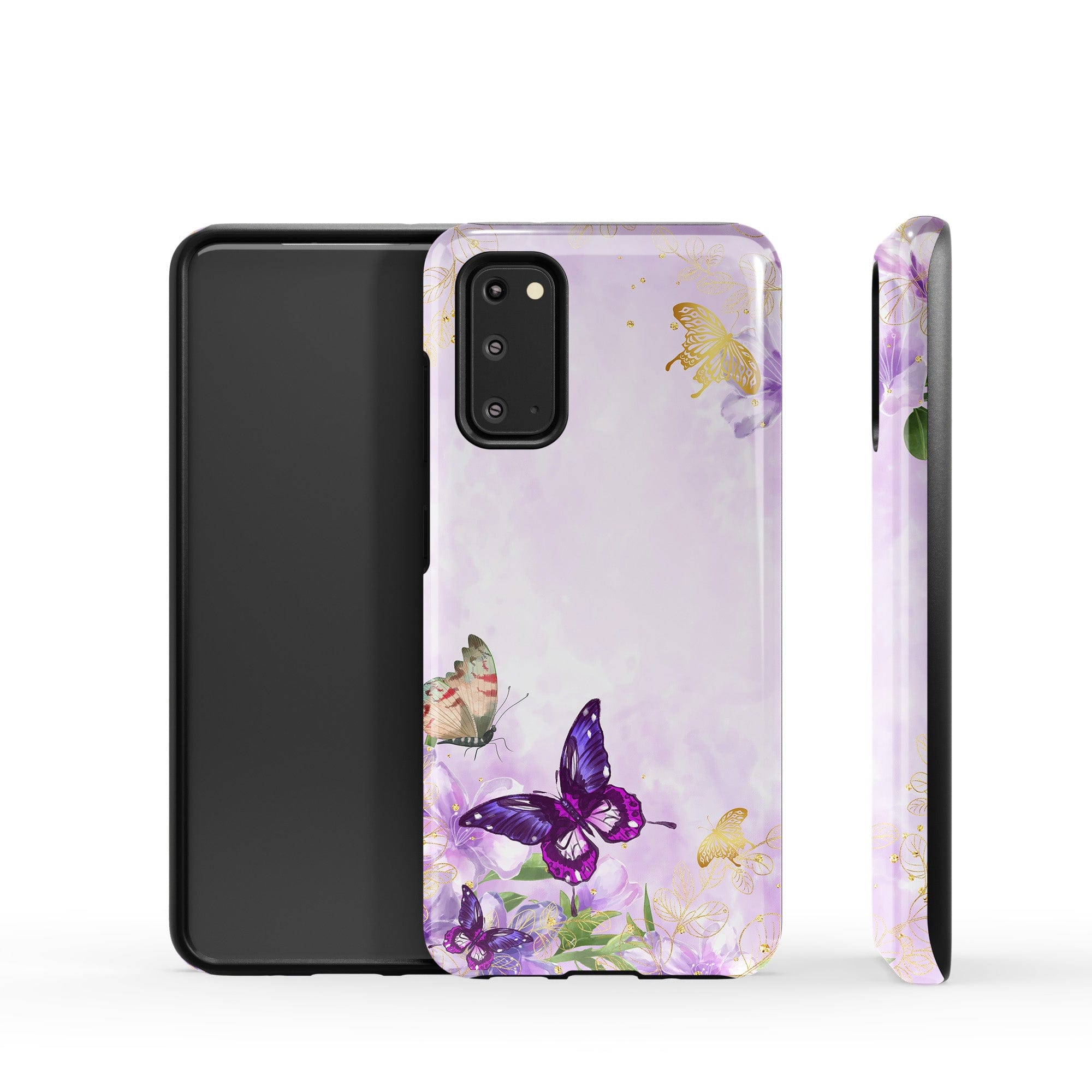 Gilded Flutters | Butterfly Samsung Case Tough for Galaxy S20 