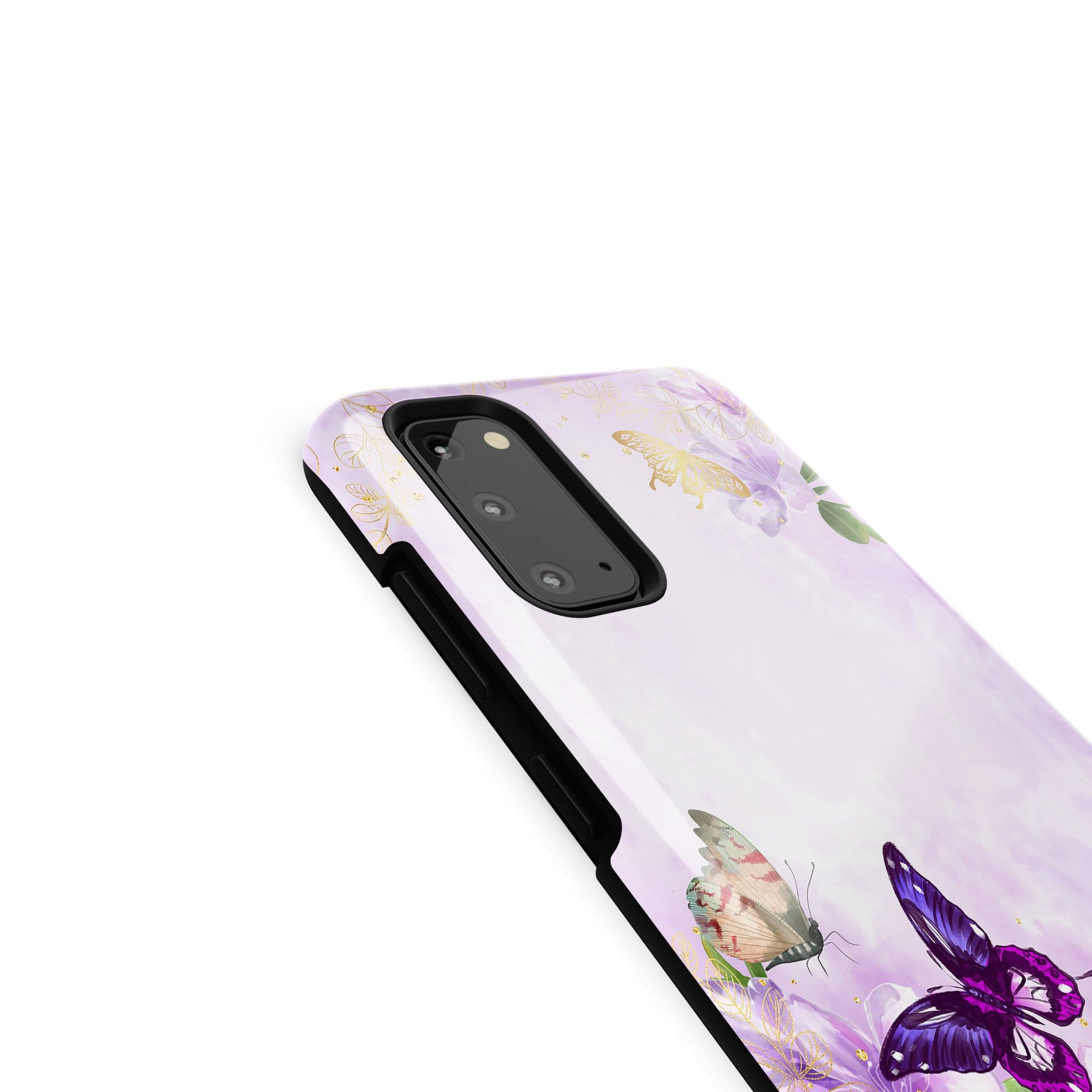 Gilded Flutters | Butterfly Samsung Case Tough for Galaxy S20 