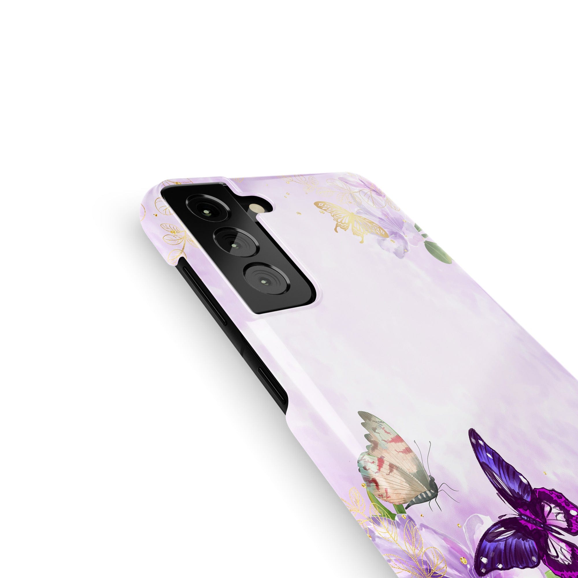 Gilded Flutters | Butterfly Samsung Case Slim for Galaxy S21 Plus