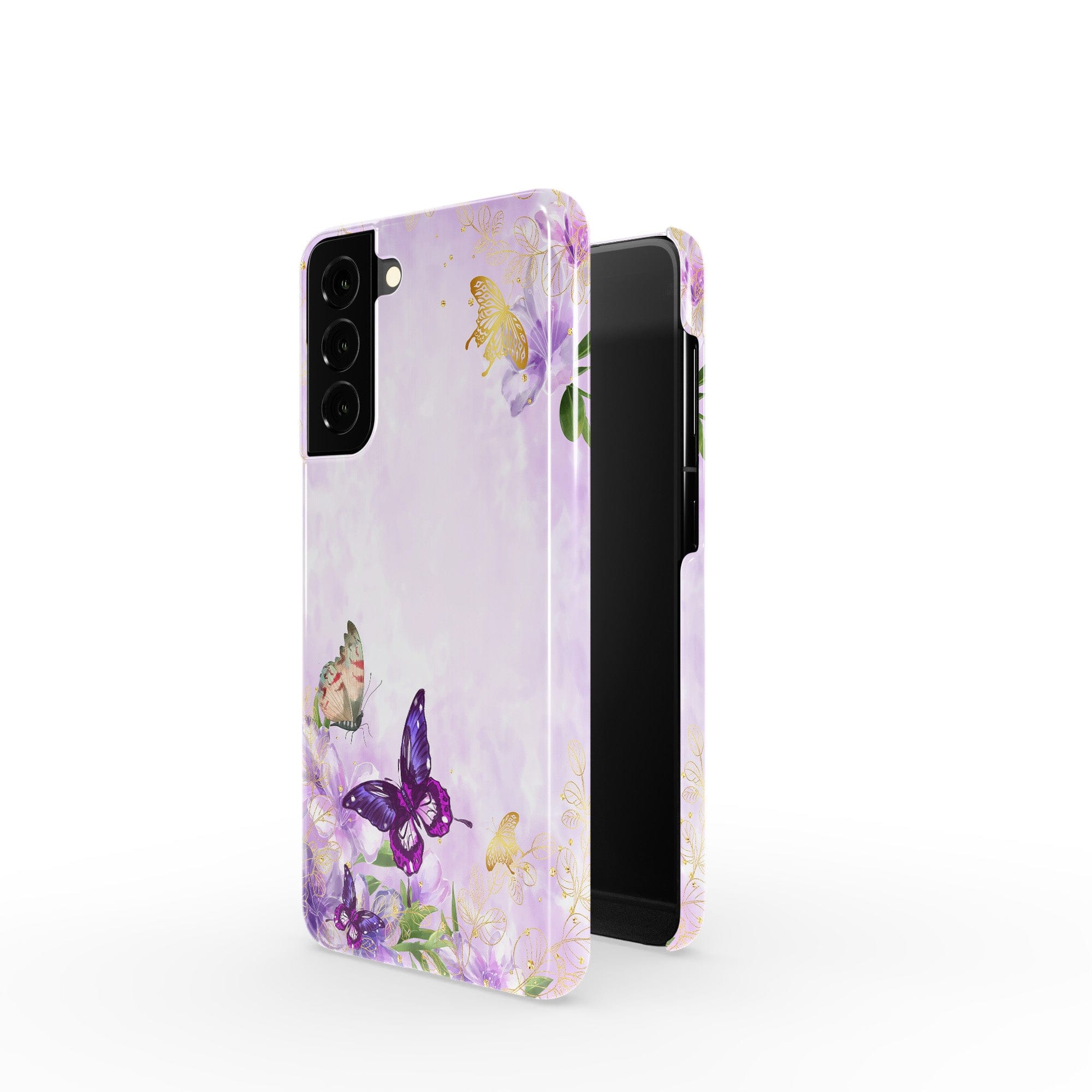 Gilded Flutters | Butterfly Samsung Case Slim for Galaxy S21 