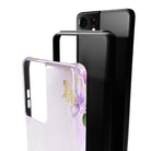 Gilded Flutters | Butterfly Samsung Case Tough for Galaxy S21 Ultra