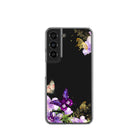 Gilded Flutters | Butterfly Samsung Case Clear for Galaxy S22