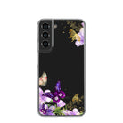 Gilded Flutters | Butterfly Samsung Case Clear for Galaxy S22 Plus