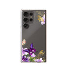 Gilded Flutters | Butterfly Samsung Case Clear for Galaxy S23