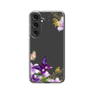 Gilded Flutters | Butterfly Samsung Case Clear for Galaxy S24 Plus