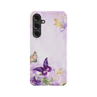 Gilded Flutters | Butterfly Samsung Case Slim for Galaxy S24 Plus