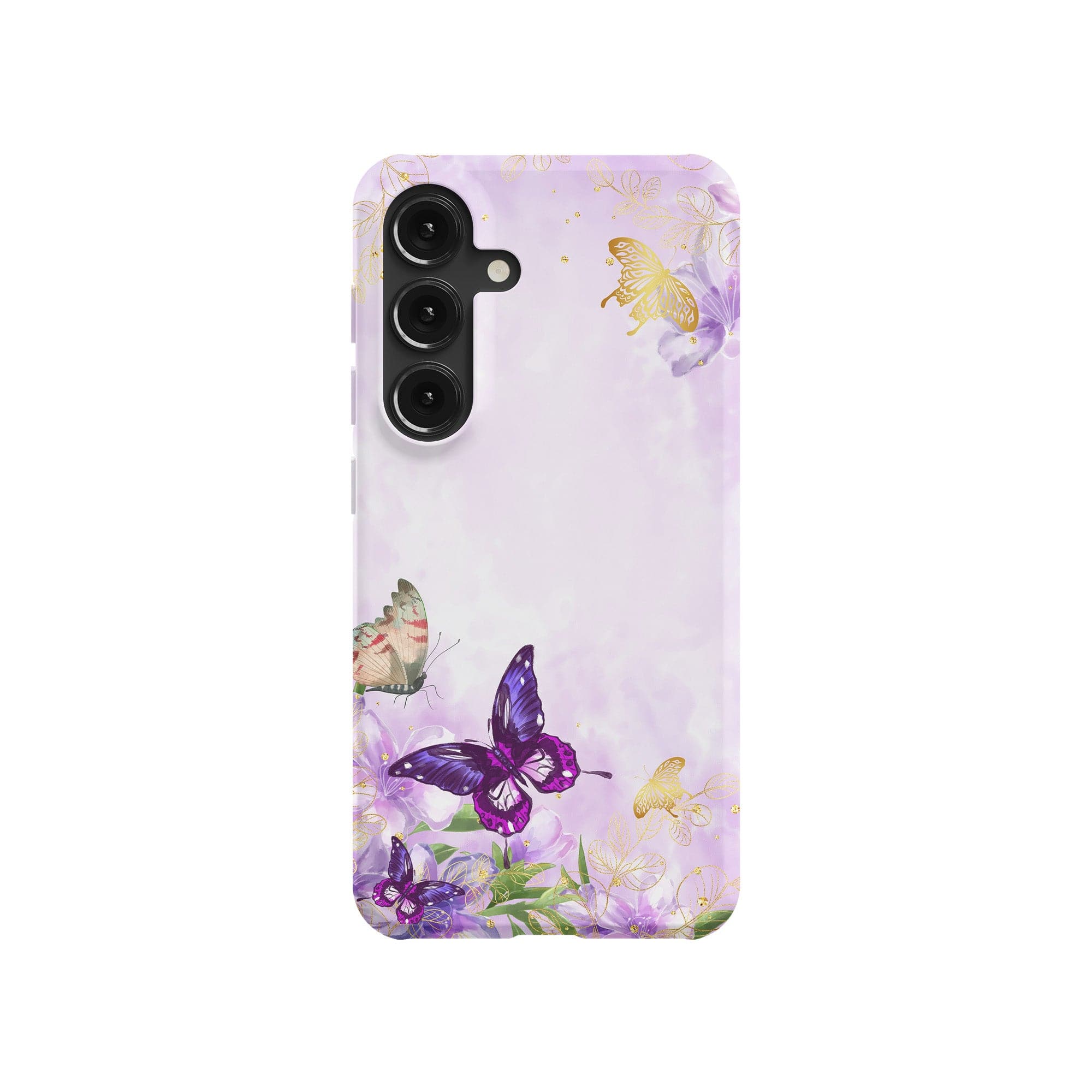 Gilded Flutters | Butterfly Samsung Case Slim for Galaxy S24