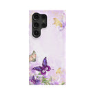 Gilded Flutters | Butterfly Samsung Case Slim for Galaxy S24 Ultra