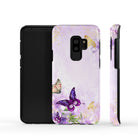 Gilded Flutters | Butterfly Samsung Case Tough for Galaxy S9 Plus 